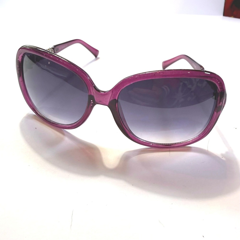 Oversized Purple Butterfly Sunglasses Italy Design Gradient Lens